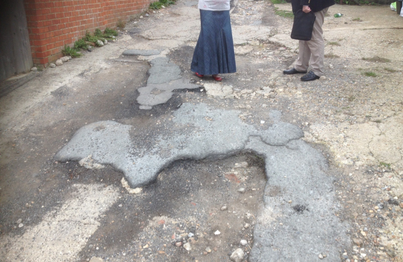 Simon Kirby MP Potholes